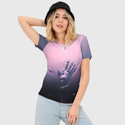 Женская футболка 3D Slim Стальной Алхимик - фото 2