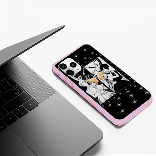 Чехол для iPhone 11 Pro Max матовый THE PROMISED NEVERLAND, цвет розовый - фото 5