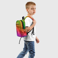 Детский рюкзак 3D Блестки радуги - фото 2