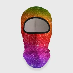 Балаклава 3D Блестки радуги