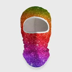 Балаклава 3D Блестки радуги