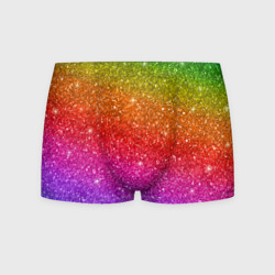 Мужские трусы 3D Блестки радуги