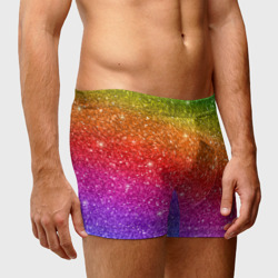 Мужские трусы 3D Блестки радуги - фото 2