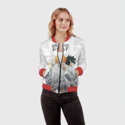 Женский бомбер 3D Персонажи Обещанный Неверленд - фото 2