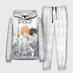 Мужской костюм с толстовкой 3D Персонажи Обещанный Неверленд