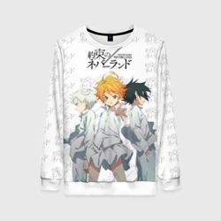 Женский свитшот 3D Персонажи Обещанный Неверленд