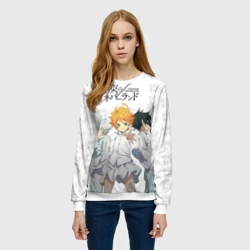 Женский свитшот 3D Персонажи Обещанный Неверленд - фото 2