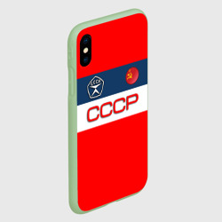 Чехол для iPhone XS Max матовый СССР знак качества - фото 2