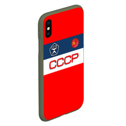 Чехол для iPhone XS Max матовый СССР знак качества - фото 2