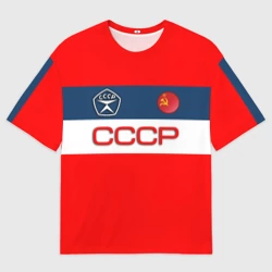 Мужская футболка oversize 3D СССР знак качества