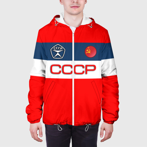 Мужская куртка 3D СССР знак качества, цвет 3D печать - фото 4