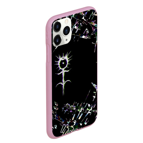 Чехол для iPhone 11 Pro Max матовый GHOSTEMANE, цвет розовый - фото 3