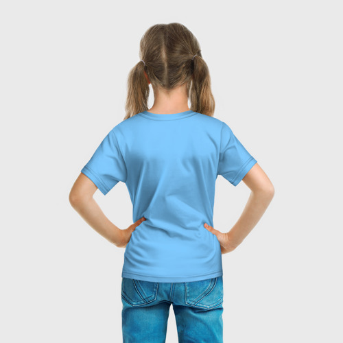 Детская футболка 3D с принтом Эль Примо, вид сзади #2