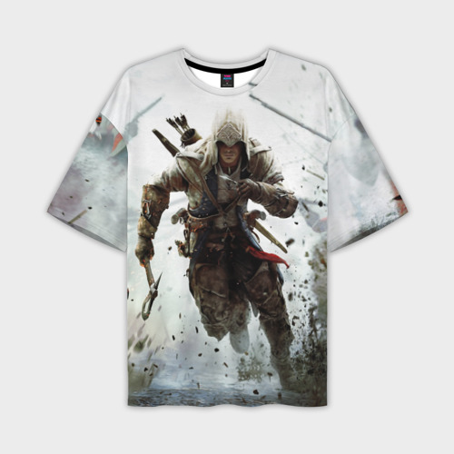 Мужская футболка oversize 3D Assassin’s Creed 3, цвет 3D печать