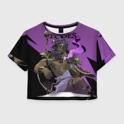 Женская футболка Crop-top 3D Hades - Дионис