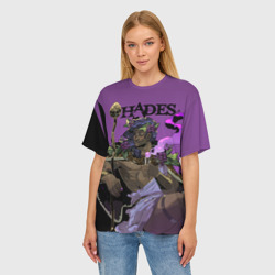 Женская футболка oversize 3D Hades - Дионис - фото 2