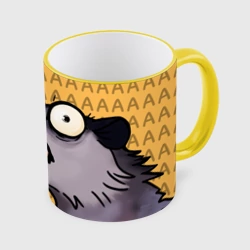 Кружка с полной запечаткой Опоссум орет