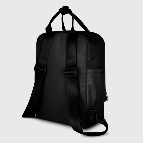 Женский рюкзак 3D с принтом Лошадка, вид сзади #1