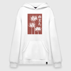 Худи SuperOversize хлопок Призрачный цветок