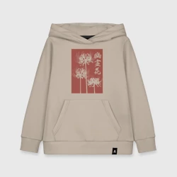 Детская толстовка хлопок Призрачный цветок