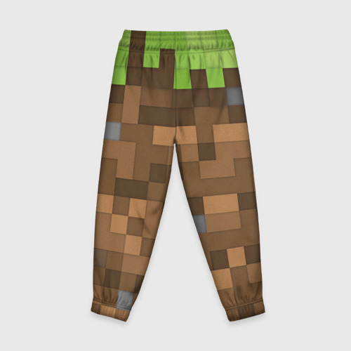 Детские брюки 3D с принтом Minecraft камуфляж - картинка 2 Детские брюки 3D Minecraft камуфляж - фото 2