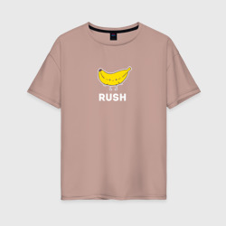 Женская футболка хлопок Oversize Rush banana