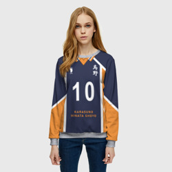 Женский свитшот 3D Волейбол!! Haikyuu!! - фото 2