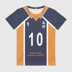 Женская футболка 3D Волейбол!! Haikyuu!!