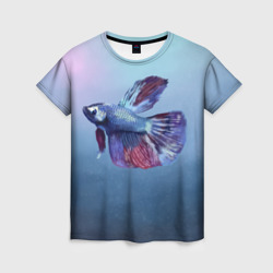 Женская футболка 3D Рыбка