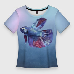 Женская футболка 3D Slim Рыбка