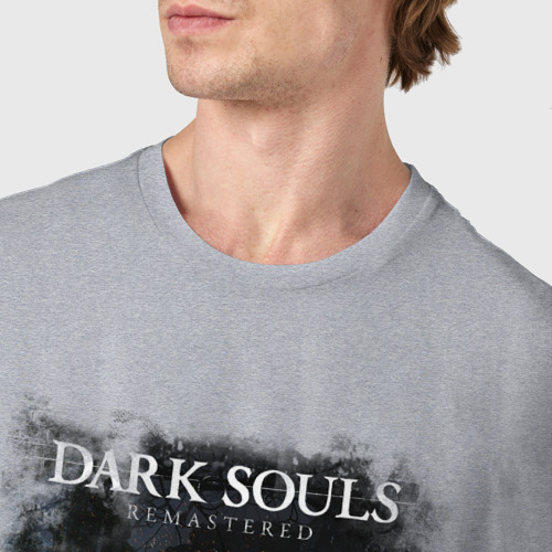 Мужская футболка хлопок с принтом Dark Souls Remastered, фото #4