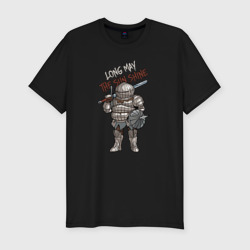 Мужская футболка хлопок Slim Dark Souls - Siegward