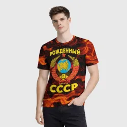 Мужская футболка 3D СССР - фото 2