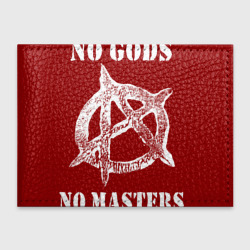 Обложка для студенческого билета No Gods no masters - Анархия