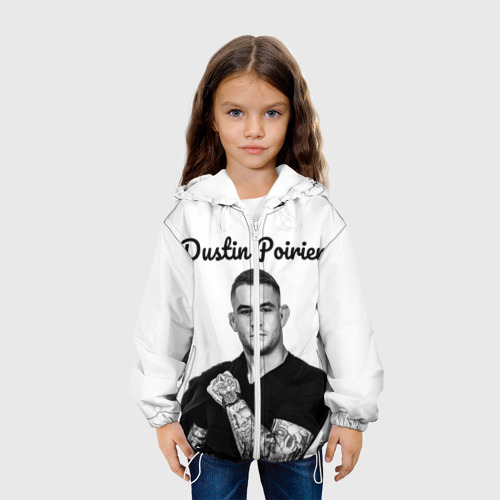 Детская куртка 3D Dustin Poirier, цвет белый - фото 4