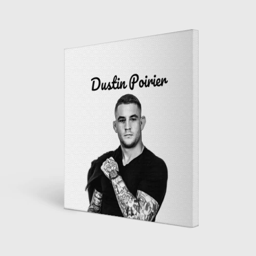 Холст квадратный Dustin Poirier