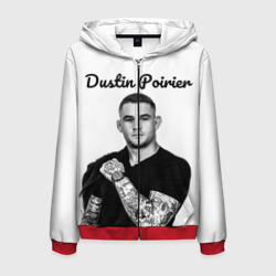 Мужская толстовка 3D на молнии Dustin Poirier