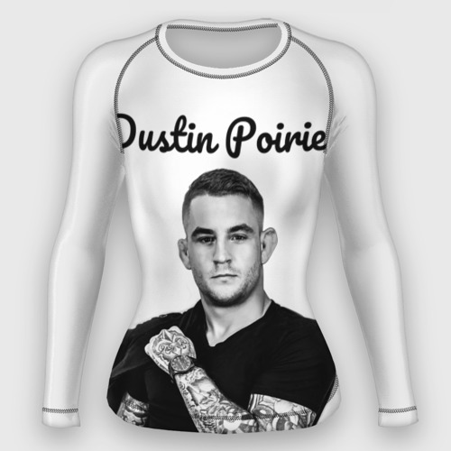 Женский рашгард 3D Dustin Poirier, цвет 3D печать