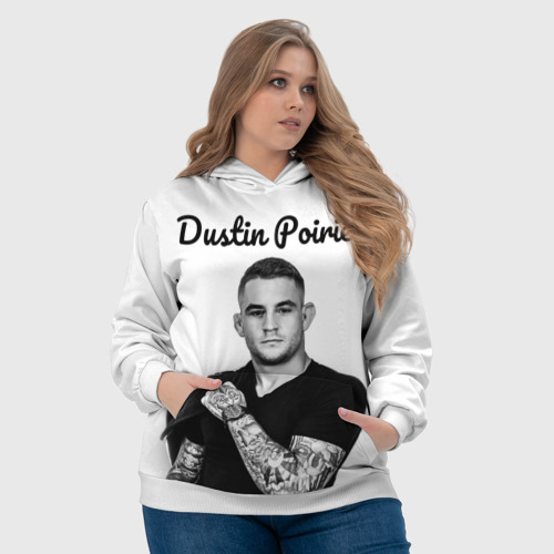 Женская толстовка 3D Dustin Poirier, цвет 3D печать - фото 6