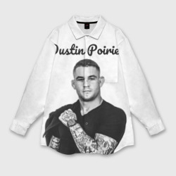 Мужская рубашка oversize 3D Dustin Poirier