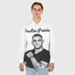 Мужская рубашка oversize 3D Dustin Poirier - фото 2