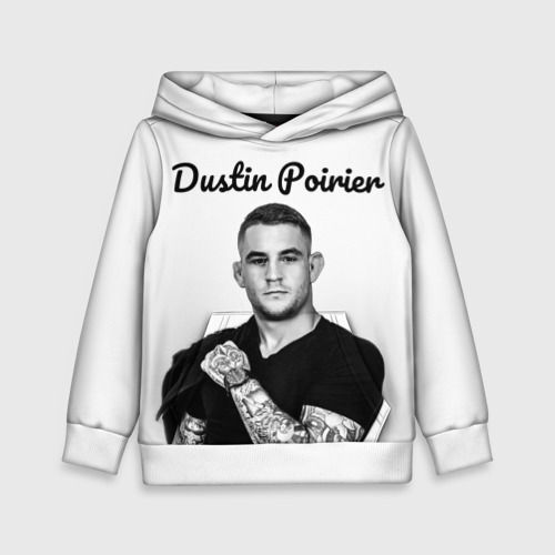 Детская толстовка 3D Dustin Poirier, цвет белый