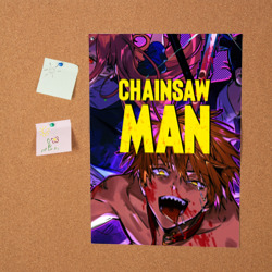 Постер Человек-Бензопила персонажи - фото 2