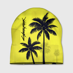Шапка 3D Cyberpunk 2077 - Пальмы