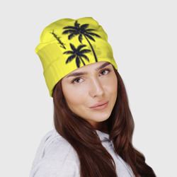 Шапка 3D Cyberpunk 2077 - Пальмы - фото 2
