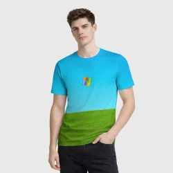 Мужская футболка 3D Windows XP - фото 2