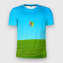 Мужская футболка 3D Slim Windows XP
