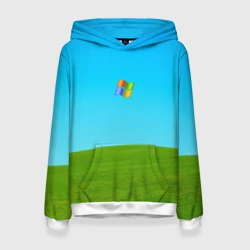 Женская толстовка 3D Windows XP
