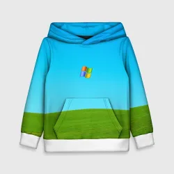Детская толстовка 3D Windows XP
