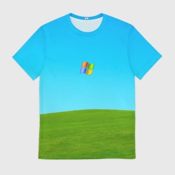 Мужская футболка 3D Windows XP